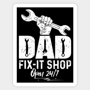 Dad Fix-it Shop Sticker